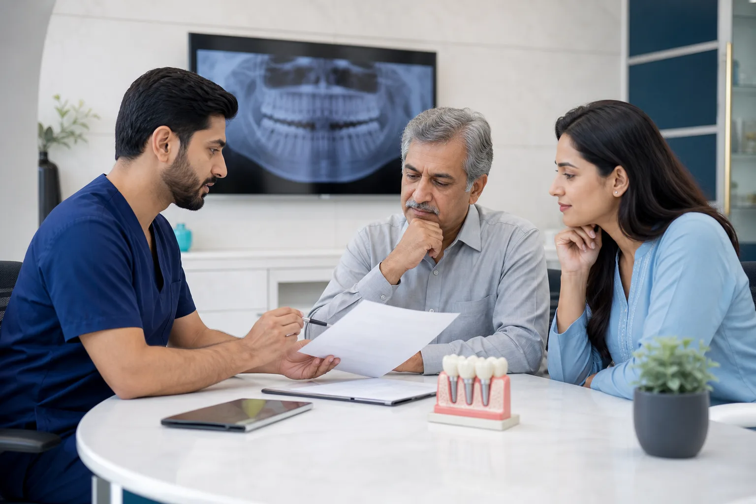 All-on-4 implant cost consultation