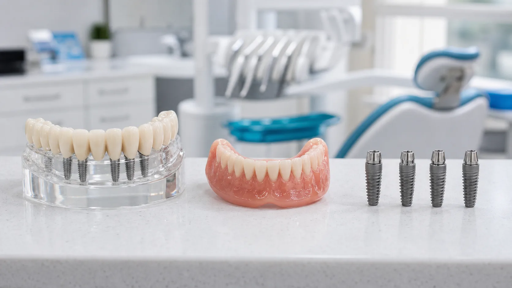 All-on-4 versus dentures cost
