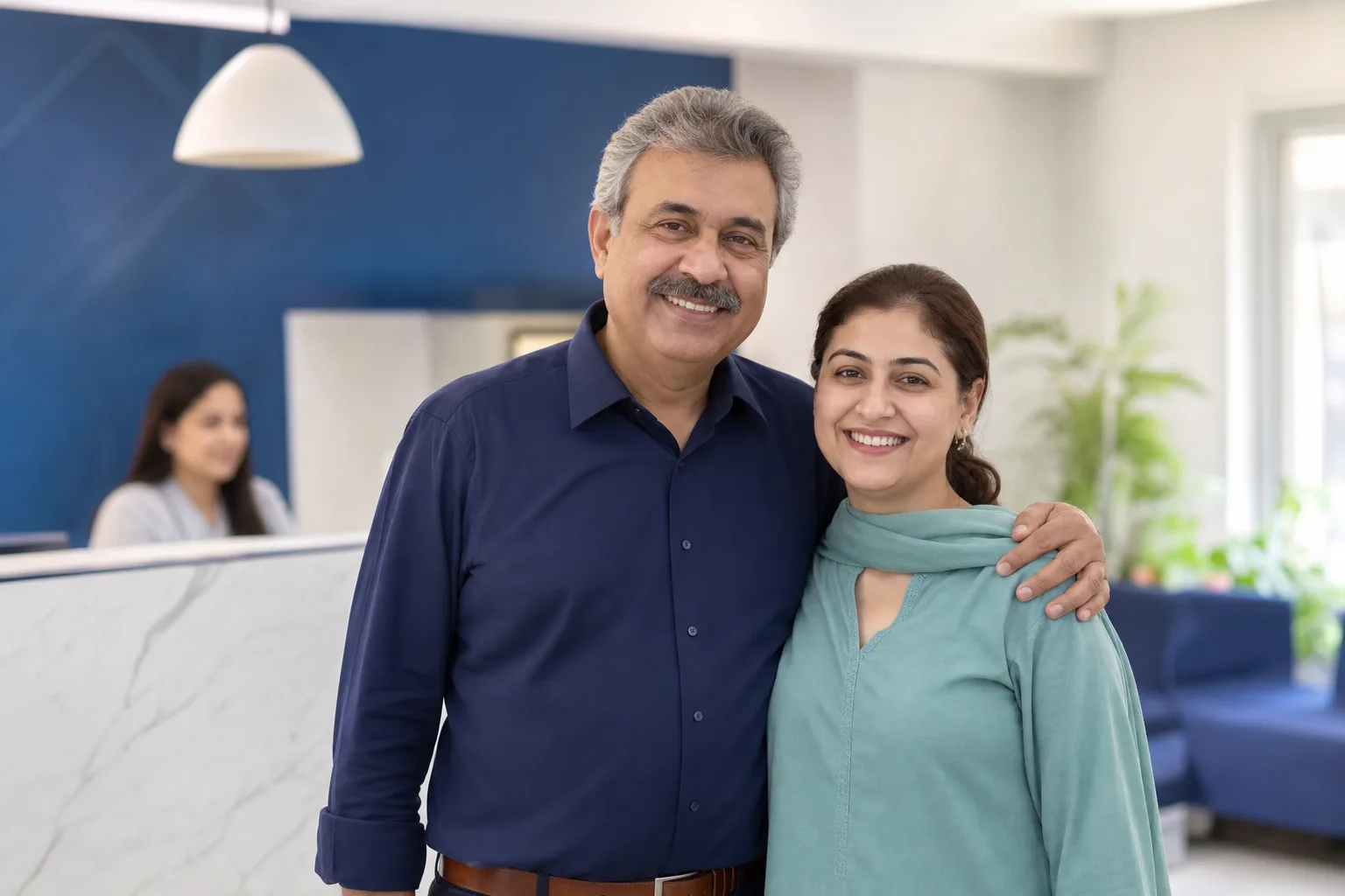 Natural confident smile after treatment