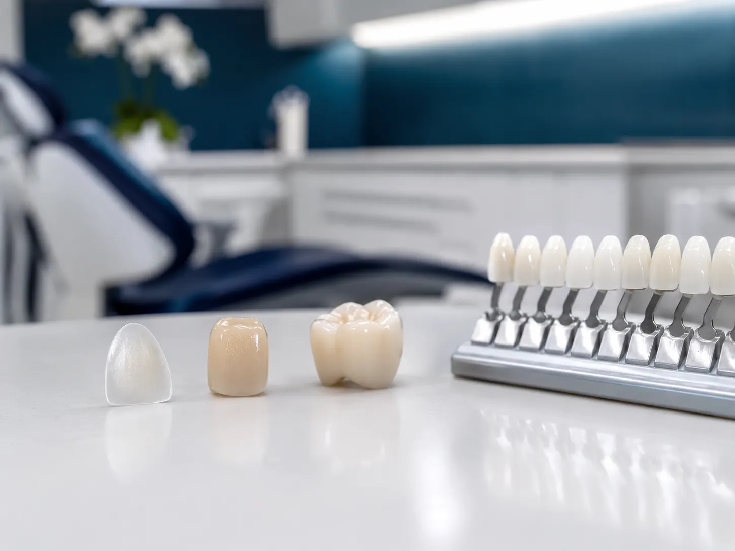 Veneers whitening crowns comparison