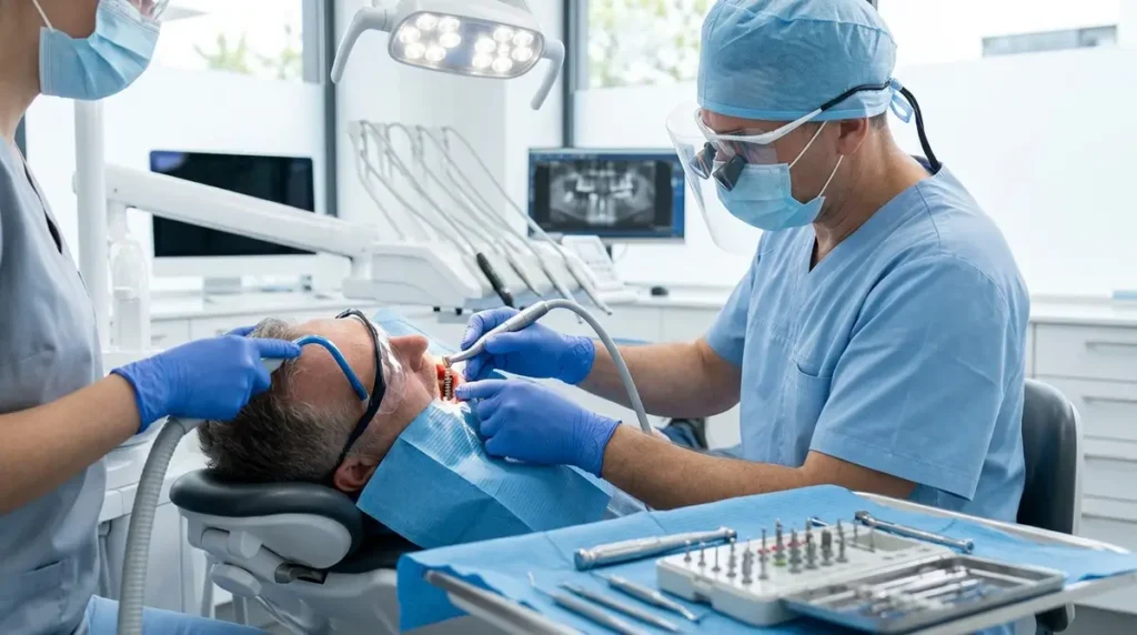 dental implant surgery procedure in Karachi clinic